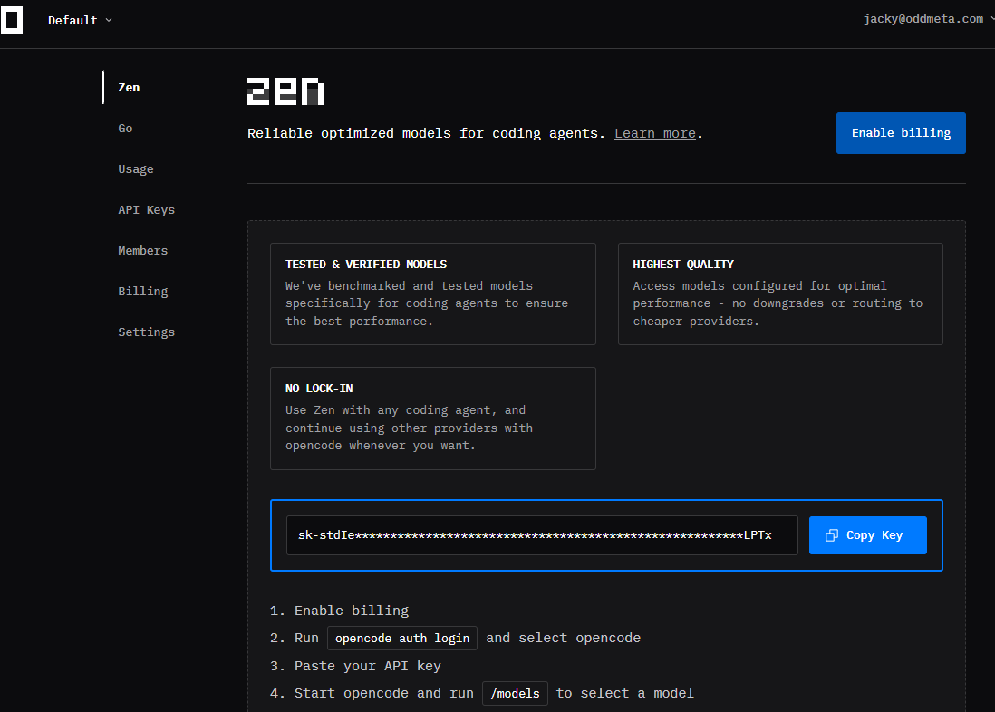 Api Zenb OpenClaw养成:实测可用的免费API Token – OpenCode Zen – OddMeta